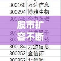 股市扩容不断：a股扩容 