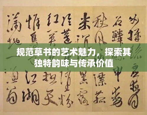 规范草书的艺术魅力，探索其独特韵味与传承价值