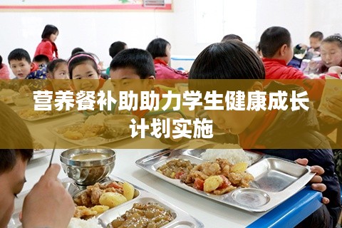 营养餐补助助力学生健康成长计划实施